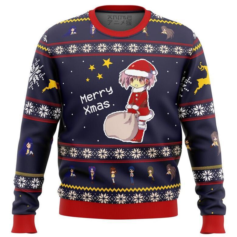 Clannad Merry Xmas Ugly Christmas Sweater, Ugly Christmas Sweater For Men Women, ShopKetharses Shop