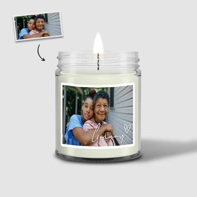 Custom Best Granny Ever Candle | Custom Photo | Mothers Day Gift For Grandma | Personalized Grandma Candle |