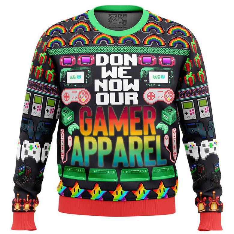 Gamer Apparel Ugly Christmas Sweater, Ugly Christmas Sweater For Men Women, ShopKetharses Shop