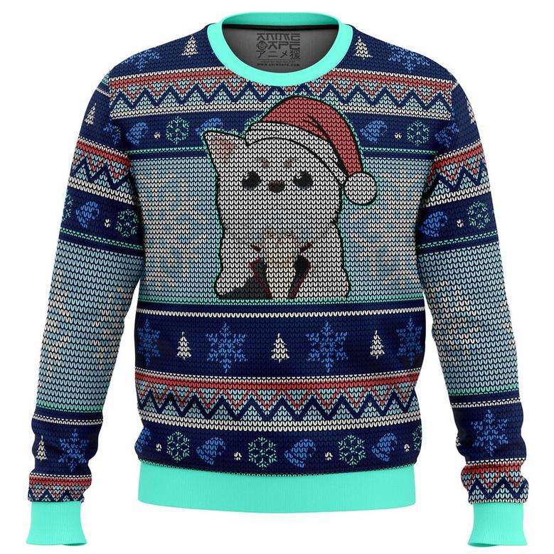 Gintama Gintoki and Sadaharu Ugly Christmas Sweater, Ugly Christmas Sweater For Men Women