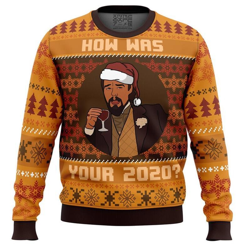 How Was Your 2020? Django Unchained Ugly Christmas Sweater, Ugly Christmas Sweater For Men Women