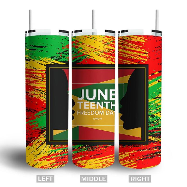 Juneteenth Freedom Day June 19 1985 Independence Skinny Tumbler