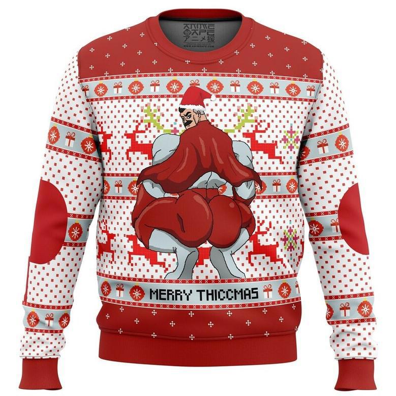 Merry Thiccmas Omni Man Invincible Ugly Christmas Sweater, Ugly Christmas Sweater For Men Women