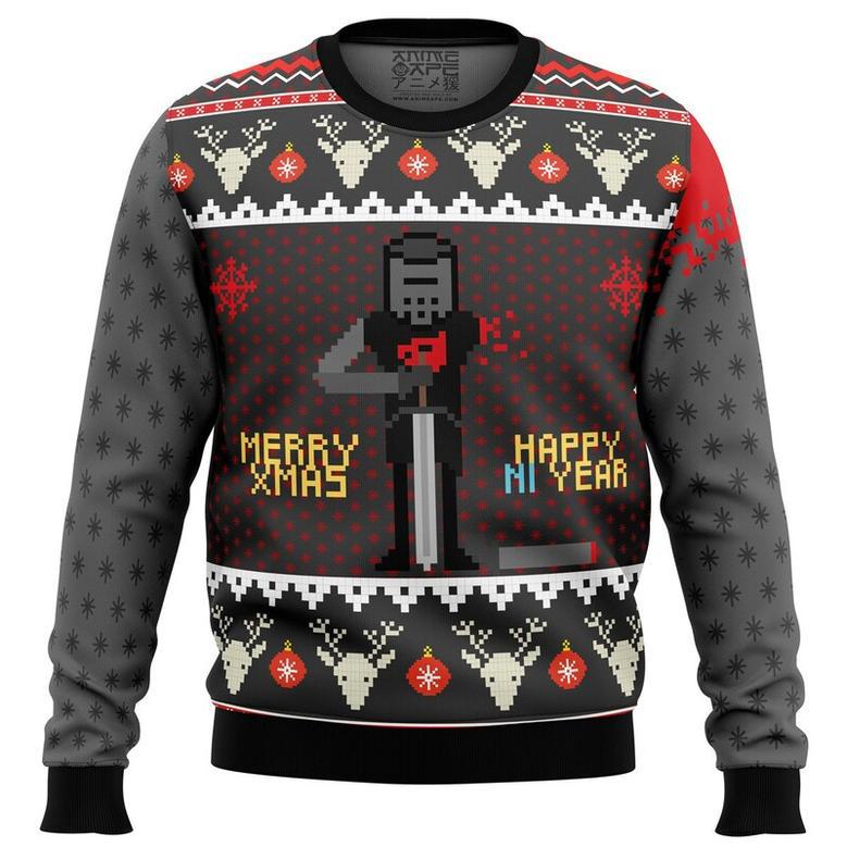 Merry Xmas and Happy Ni Year Monty Python Ugly Christmas Sweater, Ugly Christmas Sweater For Men Women