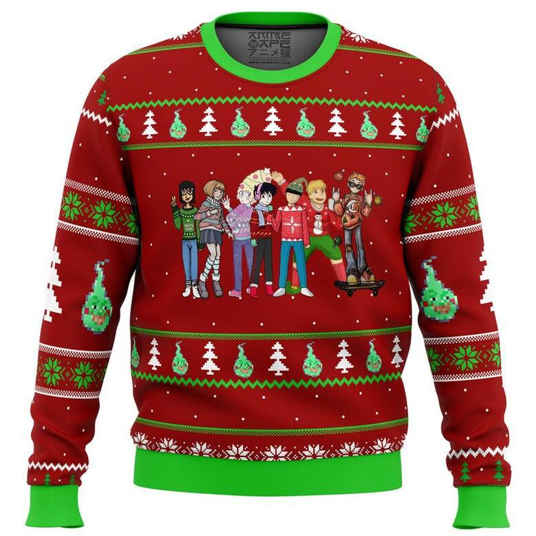 Mob Psycho 100 Holiday Ugly Christmas Sweater, Ugly Christmas Sweater For Men Women