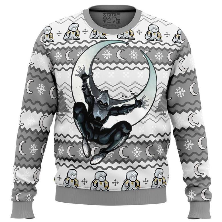 Moon Knight Ugly Christmas Sweater, Ugly Christmas Sweater For Men Women, ShopKetharses Shop