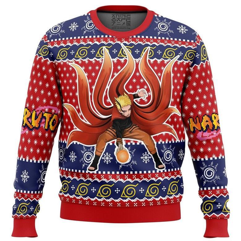 Naruto Baryon Ugly Christmas Sweater, Ugly Christmas Sweater For Men Women, ShopKetharses Shop