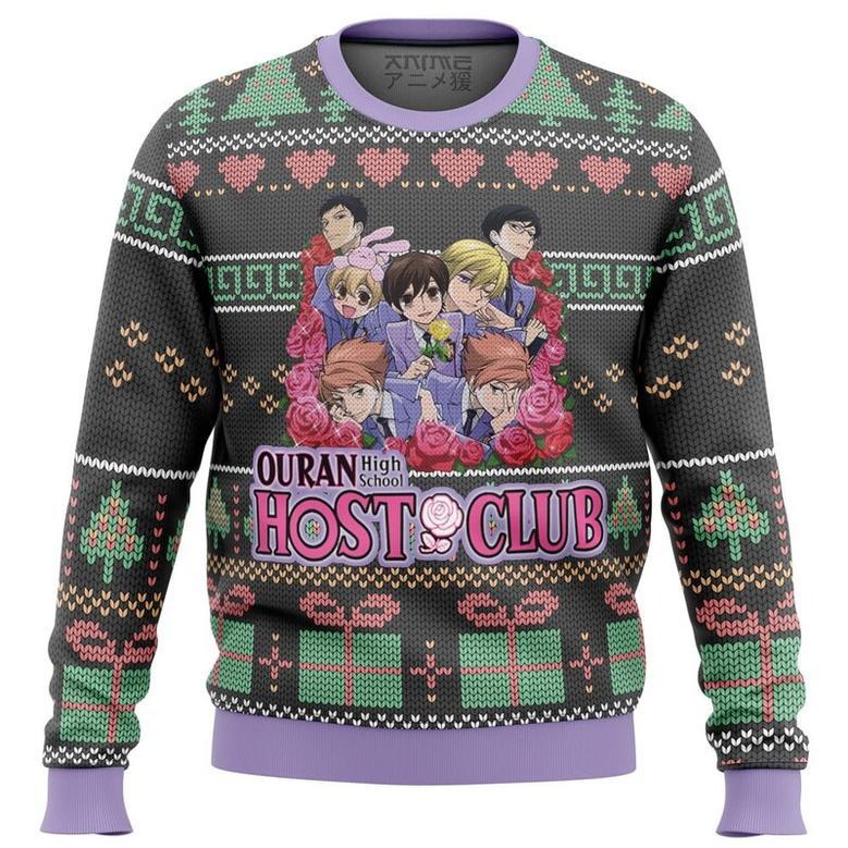 Ouran High School Alt Ugly Christmas Sweater, Ugly Christmas Sweater For Men Women