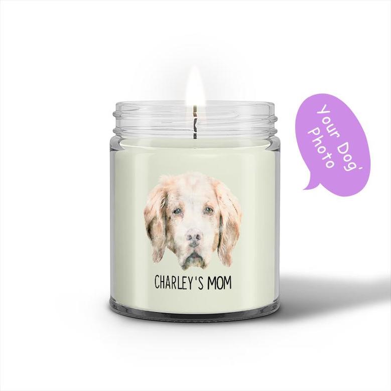 Custom Dog Mom Candle | Custom Photo | Gifts For Mothers Day | Personalized Dog Mom Candle
