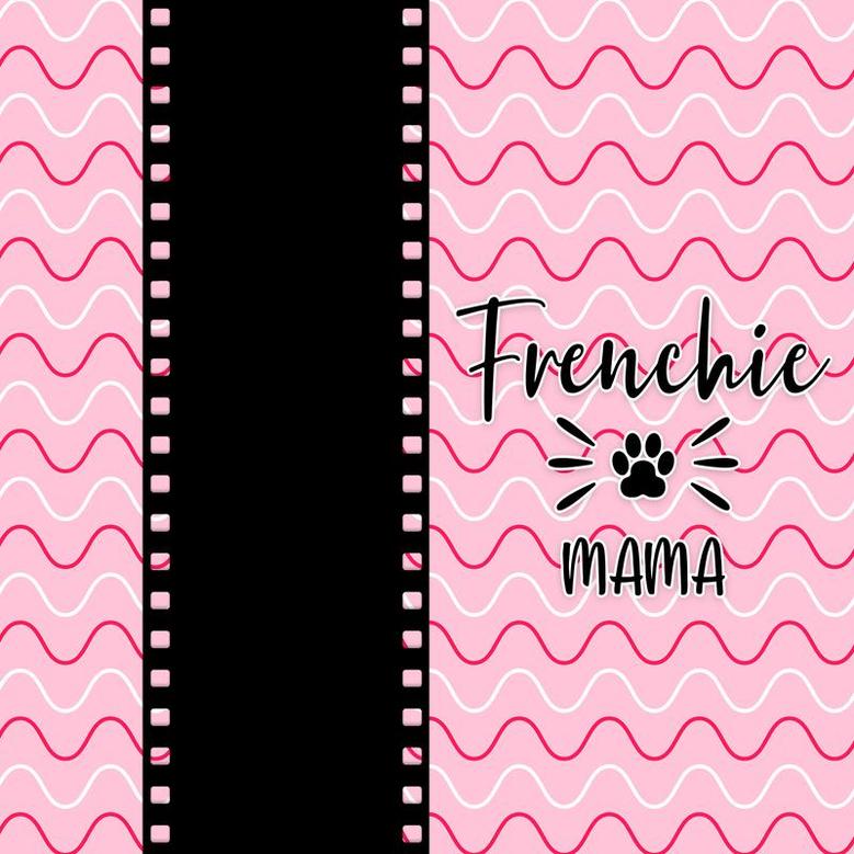 Custom Frenchie Mama Photo Skinny Tumbler | Custom Photo | Dog Moms Gifts | Personalized Dog Mom Skinny Tumbler
