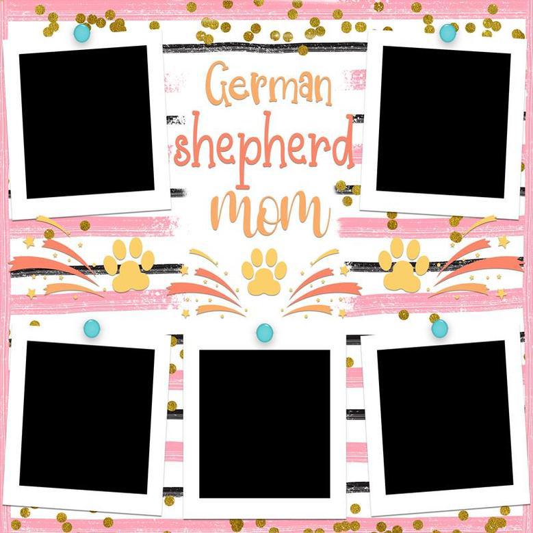 Custom German Shepherd Mom Photo Skinny Tumbler | Custom Photo | Dog Moms Gifts | Personalized Dog Mom Skinny Tumbler