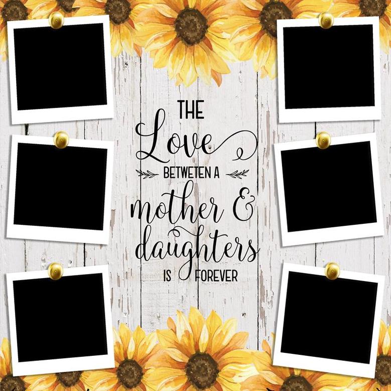 Custom The Love Between A Mother And Daughter Is Forever Tumbler | Custom Photo | Mom And Daughter Gifts | Personalized Mom And Daughter Skinny Tumbler