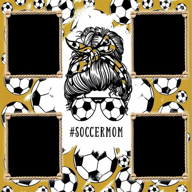 Custom Sport Soccer Mom Tumbler | Custom Photo | Gifts For Soccer Mom | Mothers Day | Personalized Soccer Mom Skinny Tumbler
