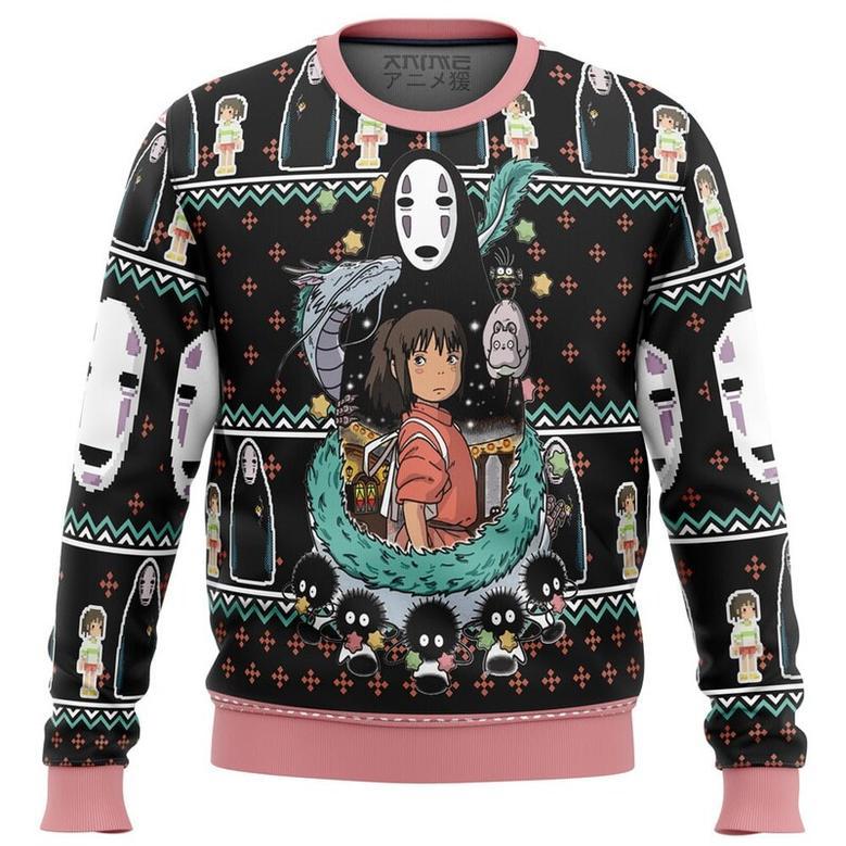 SPIRITED AWAY Avatar Ugly Christmas Sweater, Ugly Christmas Sweater For Men Women, ShopKetharses Shop