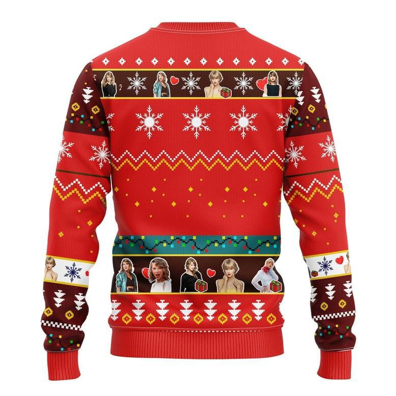 Taylor Swift Ugly Christmas Sweater, Taylor All Over Print Sweater, Swifties Christmas Sweatshirt