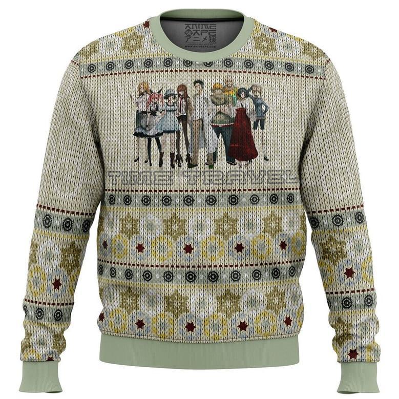 The Elite Team Steins Gate Ugly Christmas Sweater, Ugly Christmas Sweater For Men Women