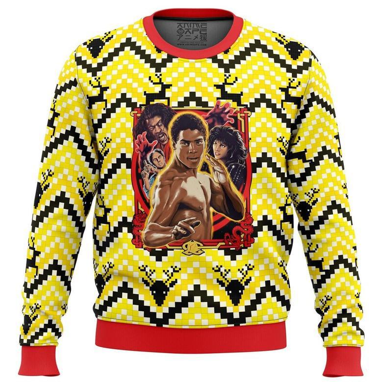 The Last Dragon Ugly Christmas Sweater, Ugly Christmas Sweater For Men Women, ShopKetharses Shop