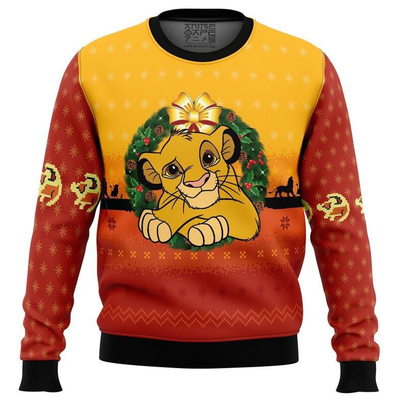 The Lion King Ugly Christmas Sweater, Ugly Christmas Sweater For Men Women, ShopKetharses Shop