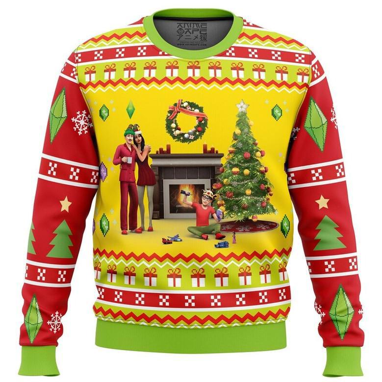 The Sims 4 Ugly Christmas Sweater, Ugly Christmas Sweater For Men Women, ShopKetharses Shop