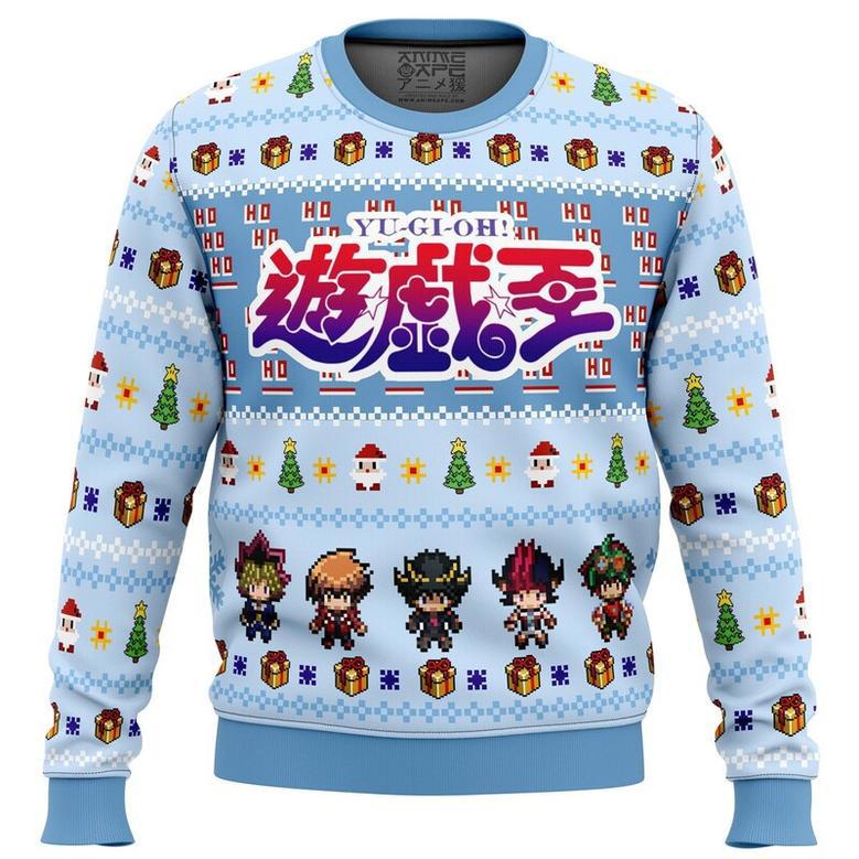 Yugioh Character Sprites Ugly Christmas Sweater, Ugly Christmas Sweater For Men Women