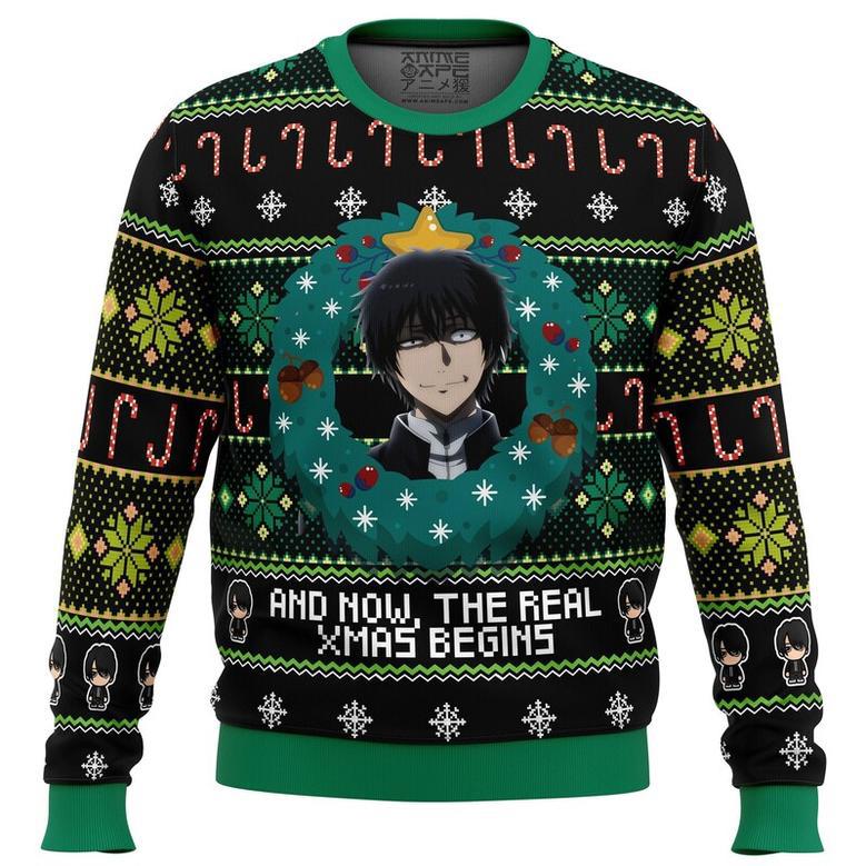 Yuuichi Katagiri Tomodachi Game Ugly Christmas Sweater, Ugly Christmas Sweater For Men Women