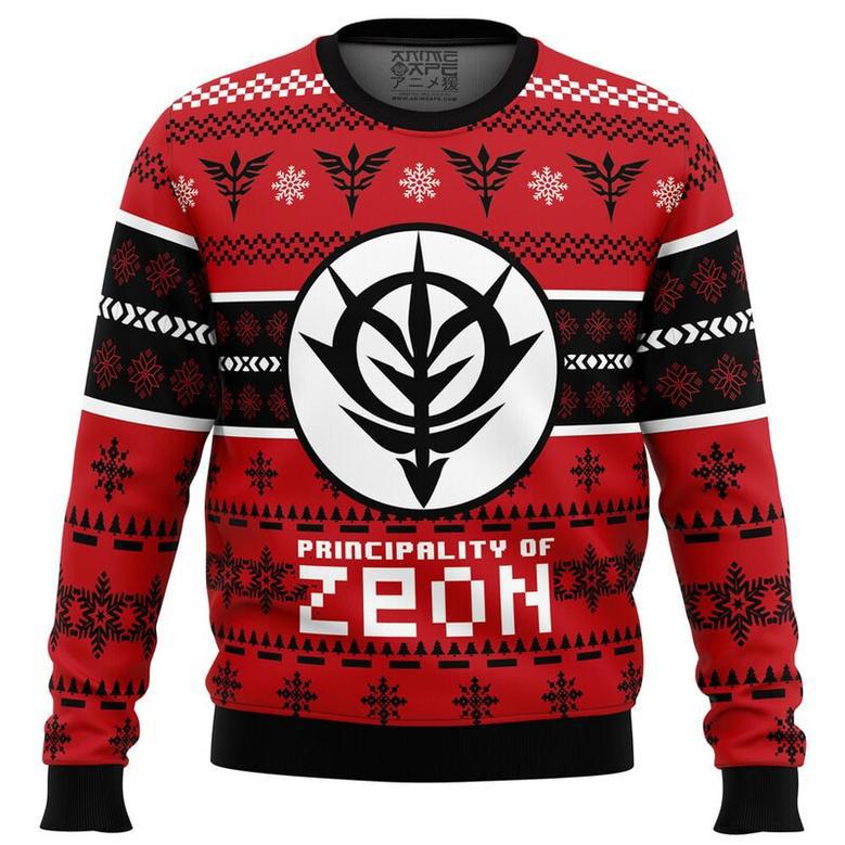 Zeon The Gundam Ugly Christmas Sweater, Ugly Christmas Sweater For Men Women, ShopKetharses Shop