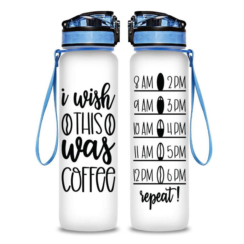 I Wish This Was Coffee Hydro Tracking Bottle