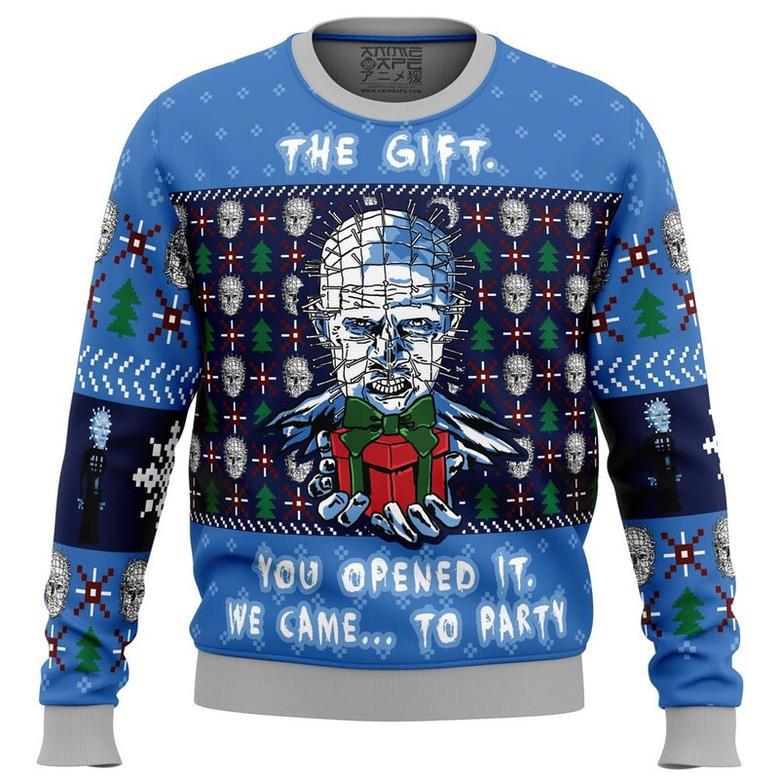 The Gift Hellraiser Ugly Christmas Sweater, Ugly Christmas Sweater For Men Women, ShopKetharses Shop