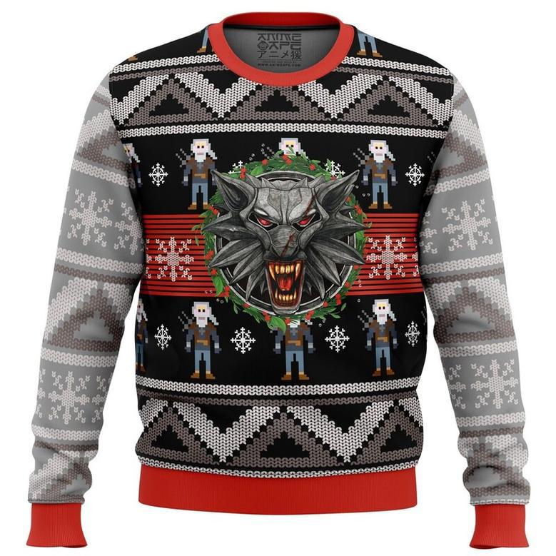 The Witcher 2 Ugly Christmas Sweater, Ugly Christmas Sweater For Men Women, ShopKetharses Shop