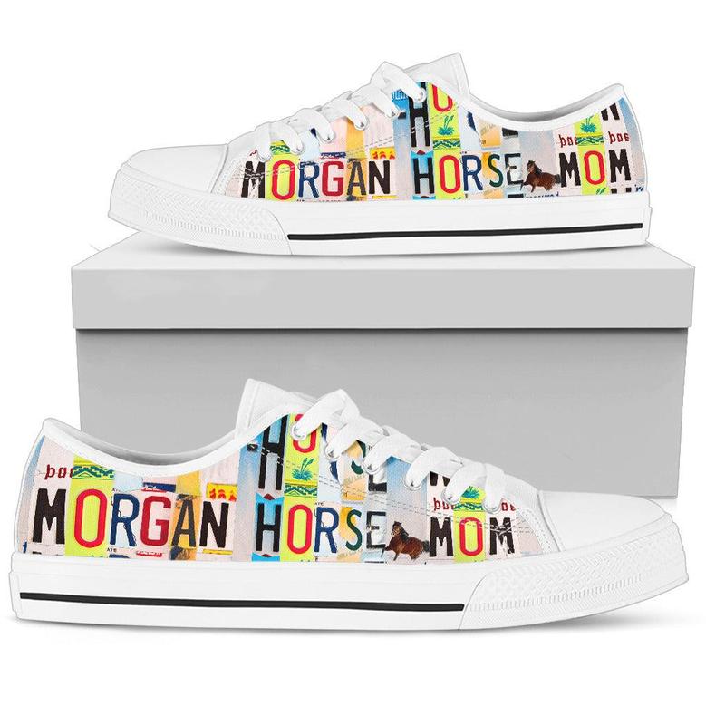 Women's Low Top Licence Plate Shoes For Morgan horse Mom