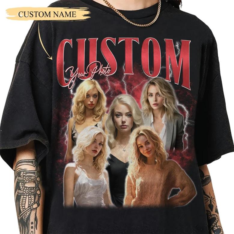 Custom Bootleg Rap Tee Custom Photo Insert Your Design Comfort Color T-shirt
