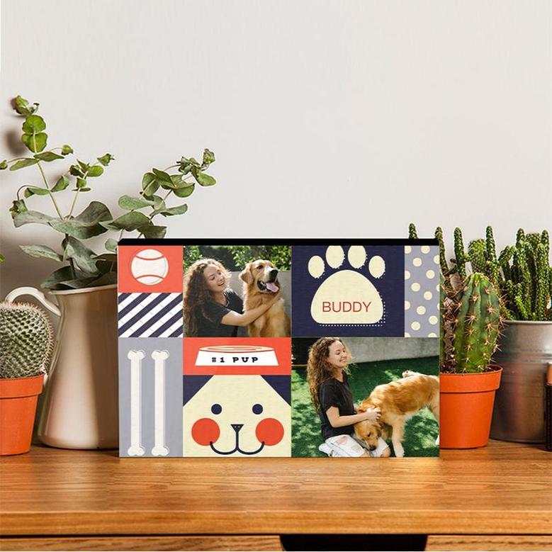 Custom Dog Cutie Photo Wood Panel | Custom Photo | Dog Lover Gift | Personalized Dog Wood Panel