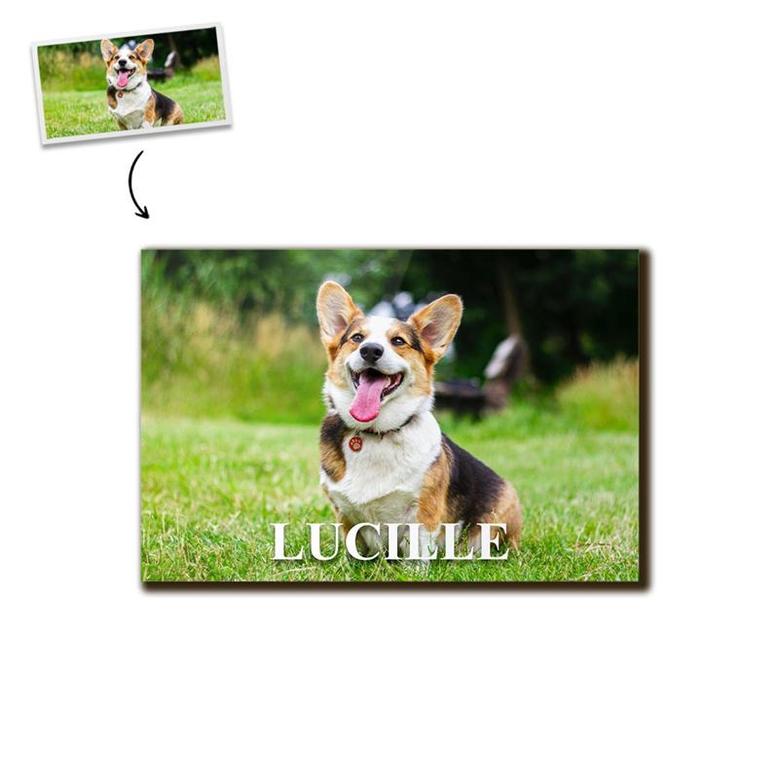Custom Dog Mom Photo Wood Panel | Custom Photo | Dog Lover Gift | Personalized Dog Wood Panel
