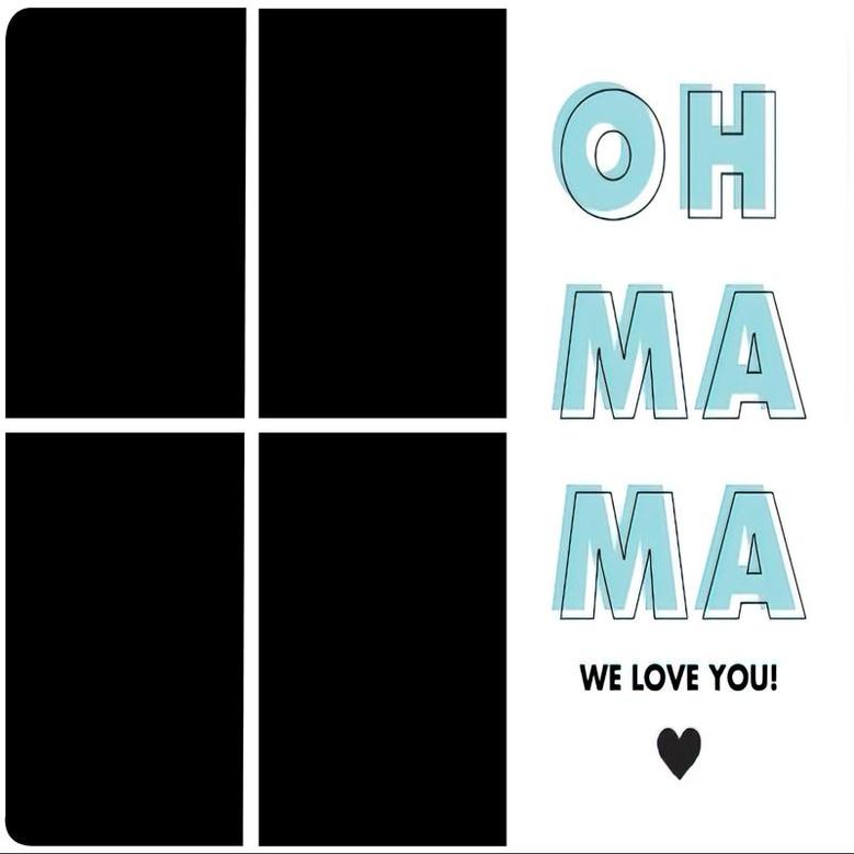 Custom Oh Ma Ma Photo Wood Panel | Custom Photo | Collage Photo Gifts For Mom | Personalized Mothers Day Wood Panel