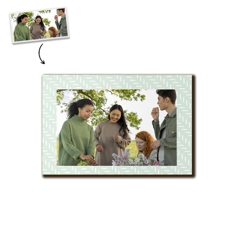 Custom Geometric Photo Wood Panel | Custom Photo | Photo Frame Gifts | Personalized Photo Wood Panel