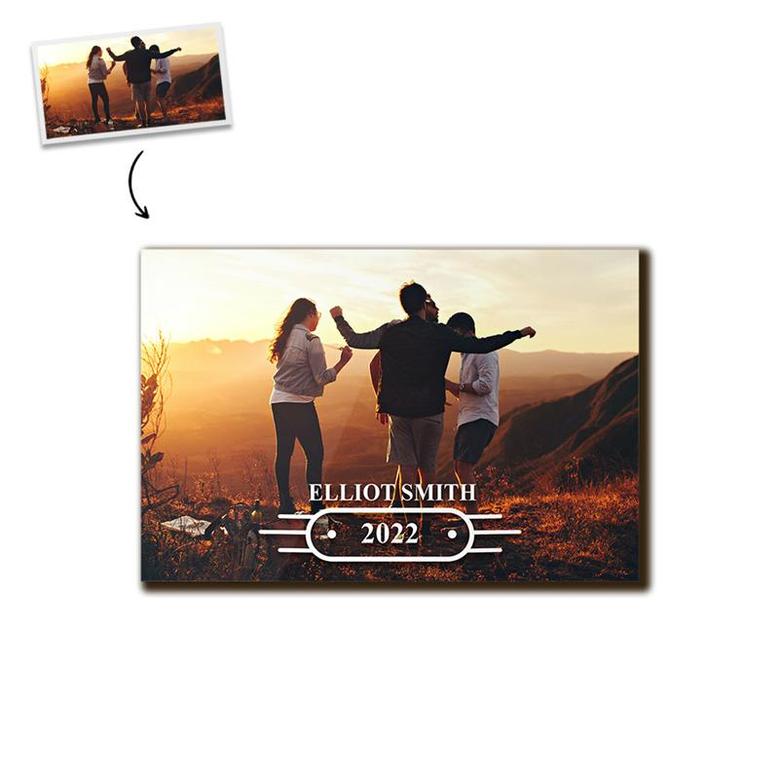 Custom Modern Grad Photo Wood Panel | Custom Photo | Frame Photo Gifts | Personalized Photo Wood Panel