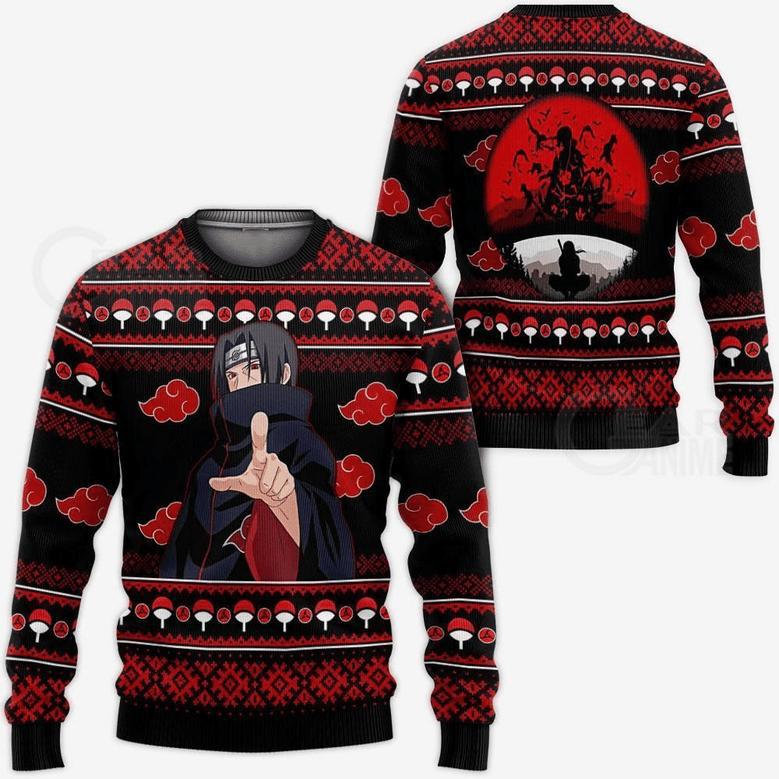 Akatsuki Itachi Naruto Anime Ugly Sweater Gifts