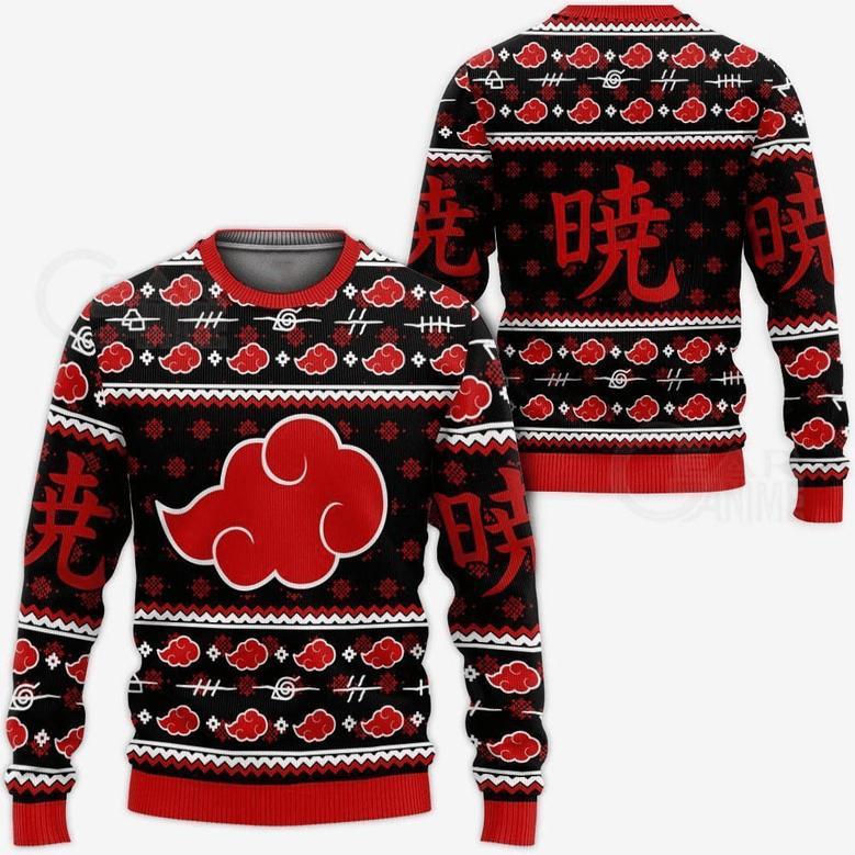 Akatsuki Naruto Anime Ugly Sweater