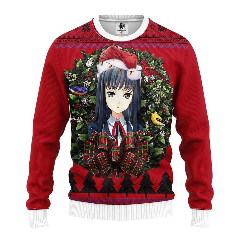 Anime Girl Cute Mc Ugly Christmas Sweatshirt