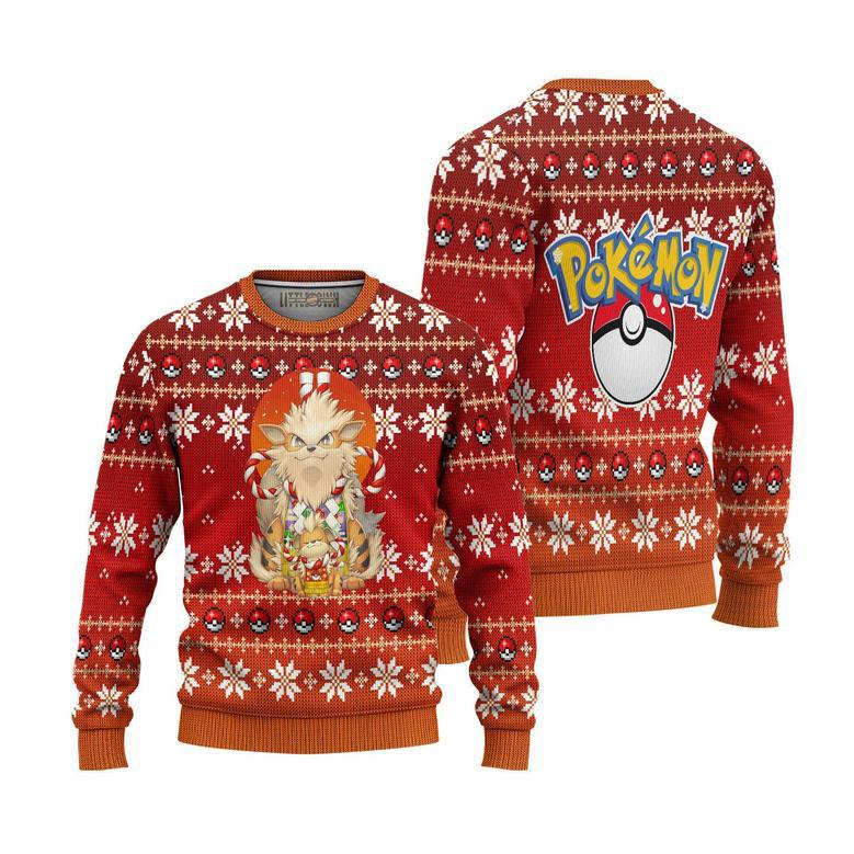 Arcanine Pokemon Ugly Christmas Sweater