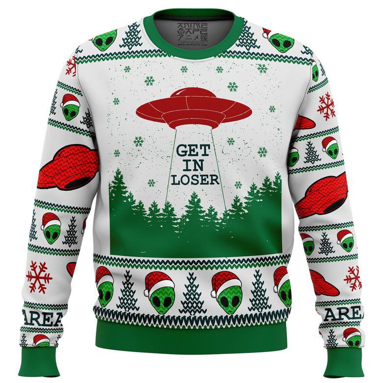 Area Get in Loser Ugly Christmas Sweater