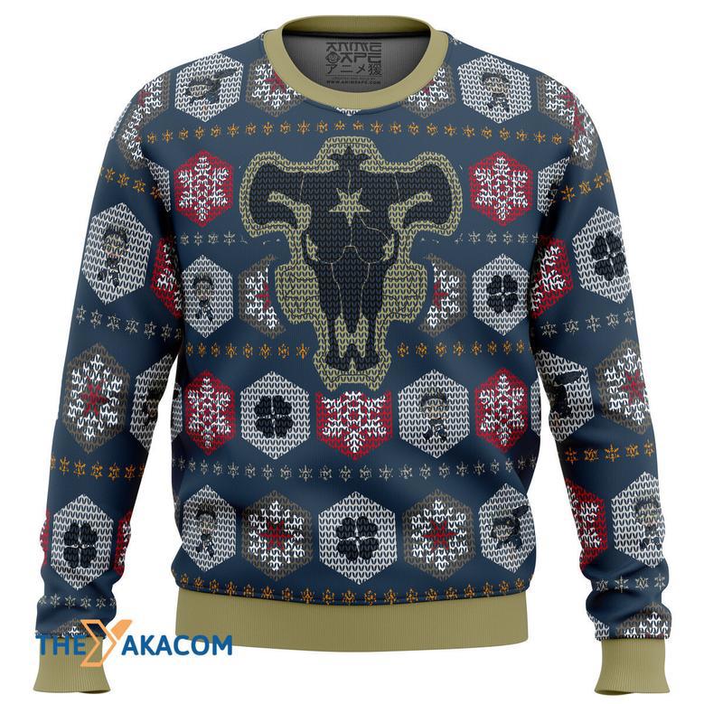 Asta Black Clover Gift For Fan Anime Christmas Ugly Sweater