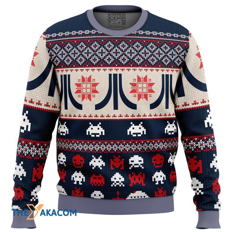 Atari Classic Gift For Fan Anime Christmas Ugly Sweater