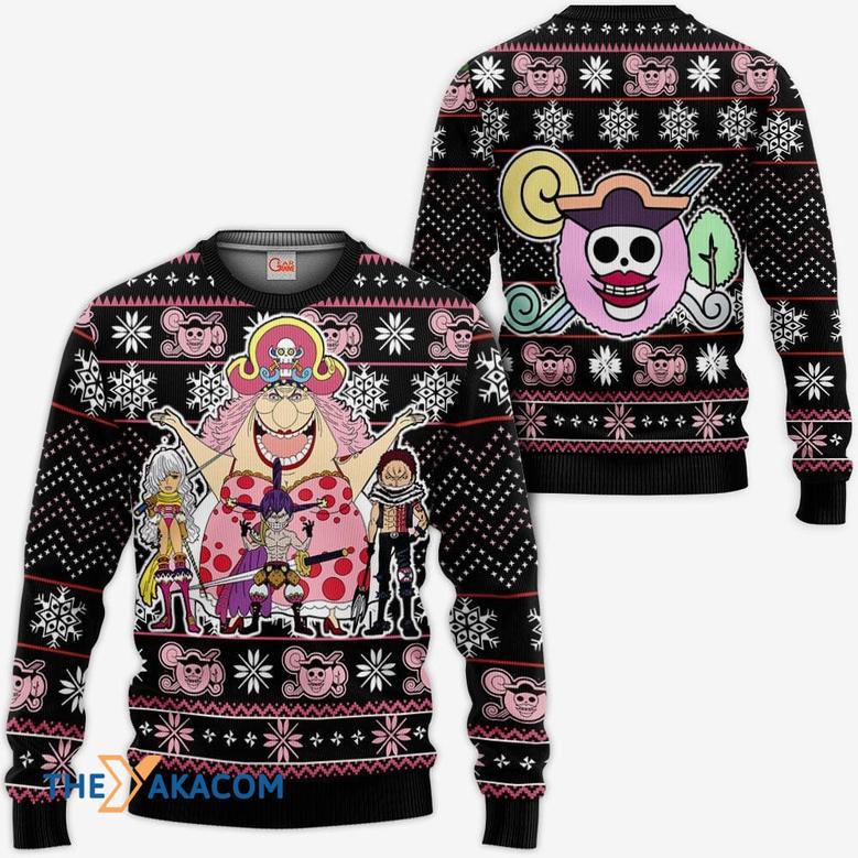 Big Mom Pirates Anime One Piece Custom Gift For Fan Anime Christmas Ugly Sweater