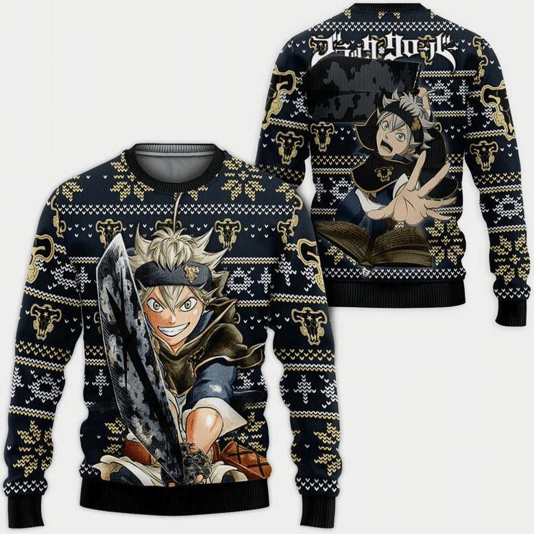 Black Clover Anime Asta Ugly Sweater Gifts