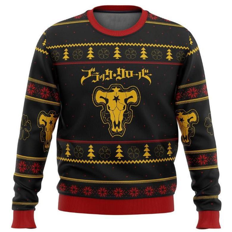 Black Clover Anime Gift Fan Ugly Sweater