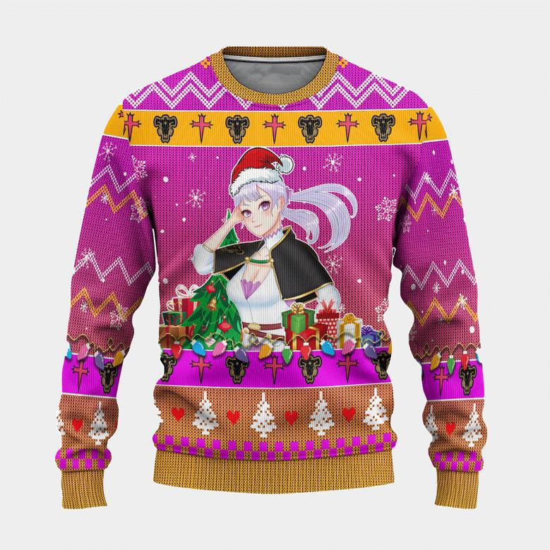 Black Clover Anime Noelle Silva Ugly Sweater Gifts