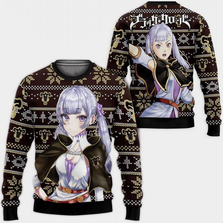 Black Clover Anime Noelle Silva Ugly Sweater Gifts