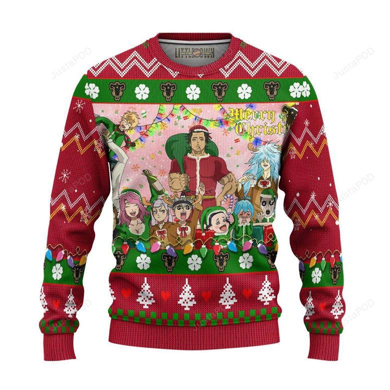 Black Clover Anime Ugly Christmas Sweater