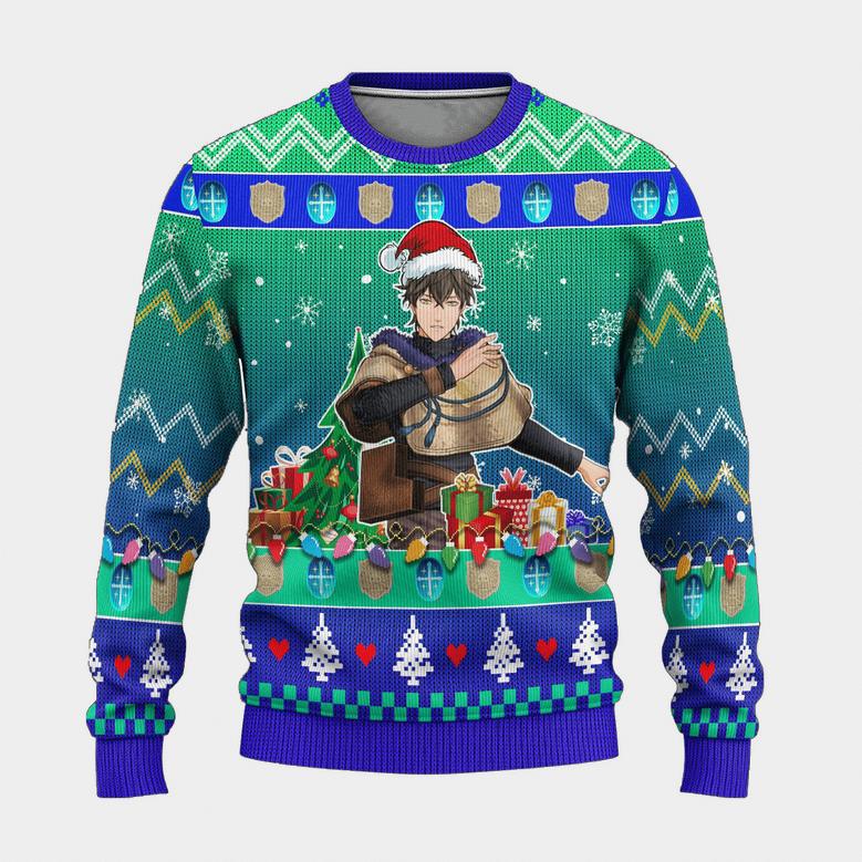 Black Clover Anime Yuno Ugly Sweater Gifts